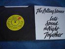 THE ROLLING STONES rare PROMO ONLY SINGLE +PROMO INSERT