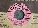 Soul R&B NOS Mint Vernon Harrell Baby Don'tcha Worry