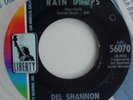 DEL SHANNON Rain Drops 45 Liberty 56070 1968 VG++-NM