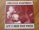 American Nightmare S/T test press #8/27 b9 converge