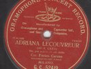 Opera tenor Caruso G & T Adriana w Composer 1st Stamper