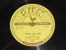 Johnny Cash MINT Unplayed 78 I Walk The Line & Sun Box