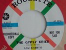 LOU CHRISTIE The Gypsy Cried DJ Promo 45 R-4457 1963 NM
