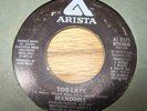 Mandrill  Arista  Too Late /Holiday  Northern Soul HEAR