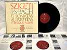 SZIGETI BACH 6 SONATAS & PARTITAS 3 LPS VANGUARD BG 627
