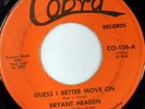 rare Soul Funk 45 BRYANT HEADEN on COBRA Listen