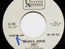 45 rpm NORTHERN SOUL MARVA JOSIE UNITED ARTISTS 888