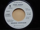 George Harrison-Dark Horse-RARE MONO PROMO 45-Beatles