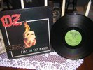 OZ FIRE IN THE BRAIN LP IRON MAIDEN BATHORY SLAYER RARE