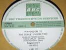 DUDLEY MOORE  /  STEPHANE GRAPPELLY   BBC Transcription