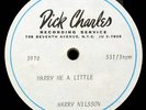 HARRY NILSSON Marry Me a Little RARE Acetate Sondheim