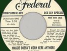 PLATTERS Maggie Doesn't Work Here Anymore 45rpm Federal
