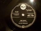 ELVIS PRESLEY 78 RPM ONE NIGHT / I GOT STUNG UK RCA EX