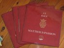 Bach ST Matthews Passion Fritz Werner ERATO STE 50006-9