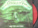 METALLICA RIDE THE LIGHTNING LP RED VINYL MINT