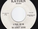 LEVERETT SISTERS A Place For Me RARE northern soul HEAR