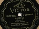 FESS WILLIAMS ROYAL FLUSH VICTOR 38095 JAZZ 78 RPM E