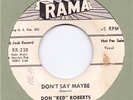 DON RED ROBERTS  ONLY ONE  RAMA RR230  DJ  ROCKABILLY