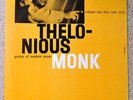 Thelonious Monk-Genius Of Modern Music Vol1 LP Japan