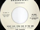 rare Soul 45 THIEVES on BROADWAY Listen