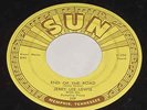 Jerry Lee Lewis 45 Crazy Arms/The End of Road SUN 1956