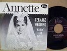 ANNETTE TEENAGE WEDDING 1963 US ORIG 7