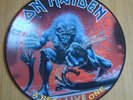 Iron Maiden UK PROMO PICTURE DISC A Real Live One