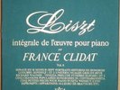 FRANCE CLIDAT LISZT integrale pour piano VEGA BOX 4 LPS