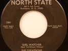 THE O'KAYSIONS 45 NORTH STATE 1001 VG++ 68 GIRL WATCHER