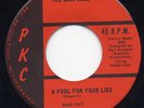 Rare Garage 45- The Shaprels- A Fool For Your Lies - M-