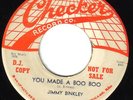 DOOWOP ERA R&B BLUES ROCKER 45 JIMMY BINKLEY ON CHECKER