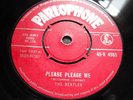 BEATLES  PLEASE PLEASE ME. ORIGINAL RED LABEL 45 VG +