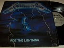METALLICA Ride The Lightning LP Promo Copy Speed Metal