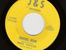 SOUL R&B 45  MIKE TAYLOR  J&S LOUISIANA RARE LISTEN 