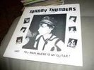 JOHNNY THUNDERS Hey Man Wheres My Guitar lp w/INSERT