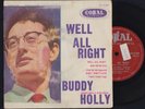 BUDDY HOLLY AUSSIE EP WELL ALL RIGHT ROCKABILLY CORAL