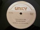 RICHIE DAVIS - TALK ABOUT WE / UNITY 12