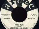 LEONARD JOHNSON The Bug R&B POPCORN 45 listen