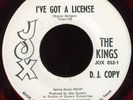 THE KINGS I've Got a License TX NEW BREED SOUL 45 hear