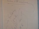 Concorde memorabilia signed by Paul & Linda McCartney