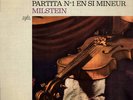 Nathan MILSTEIN Sonate 1 - J.S. BACH French LP CAPITOL