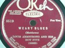 40) 78 RPM LOUIS ARMSTRONG HOT FIVE OKEH 8519