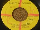 REGGAE 45 ANTHONY CREARY  Africa SIGHT N SOUND Records