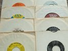 ROCKABILLY,ROCK'N'ROLL X 10 REPRO 45s. NO RESERVE.