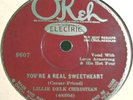 37) LILLIE DELK CHRISTIAN w ARMSTRONG HOT 4 OKEH 8607
