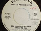 PRINCE & PRINCESS BUSTER Soul Ska Popcorn RCA PROMO 45