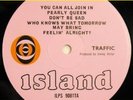 TRAFFIC LP UK PROG PSYCH ISLAND Pink eye 1st PRESS 1968