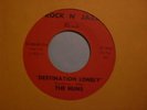 THE HUNS Destination Lonely Garage Fuzz Punk 45 LISTEN