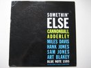 CANNONBALL ADDERLEY - SOMETHING ELSE...BLUE NOTE 1958 