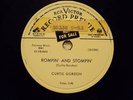 Rare Curtis Gordon Promo 78 Rompin' And Stompin'